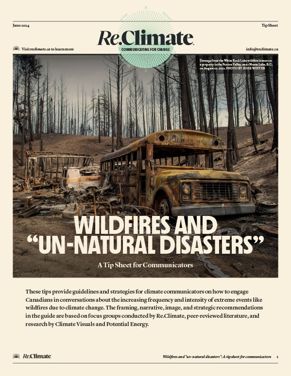 Wildfires and “Un-Natural Disasters”