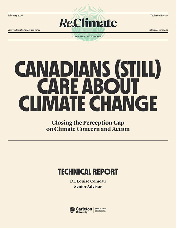 Canadians (Still) Care About Climate Change (Technical Report)
